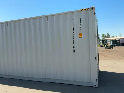 2026 40’L x 8’W x 9’ 6”T High Cube Shipping/Ground Container, swing doors on one end and four sets o...