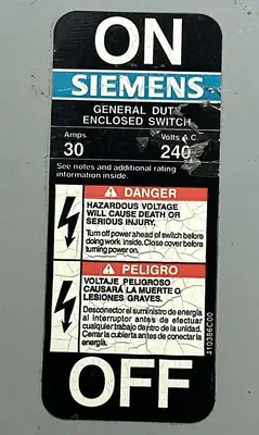 USED SIEMENS GNF321