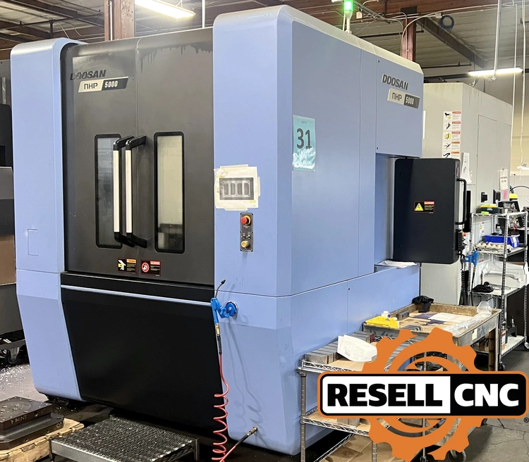 Used 2018 Doosan NHP-5000 Horizontal Machining Centers Florida US | Resell CNC #206837