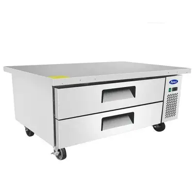 New | in-Stock Atosa New Atosa MGF8451GR 52" Refrigerated (2) Drawer Chef Base Chef Bases Illinois US | Falcon Restaurant Supply #1375360