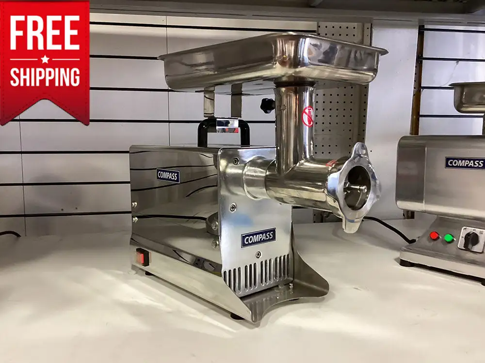 Compass 351SMG12 Meat Grinder – #12 Head, 115V, Quiet Operation, Easy to Clean