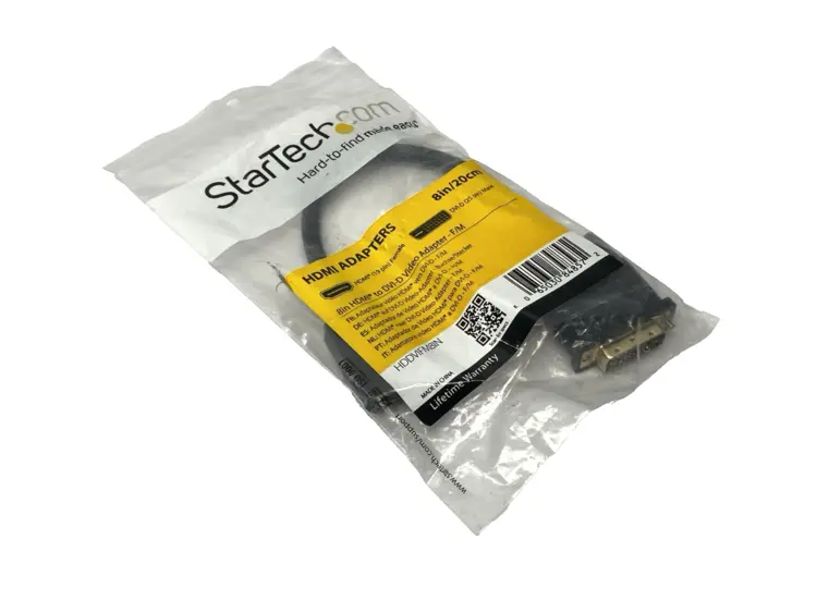 New | in-Stock STARTECH HDMI ADAPTER 8" HDMI TO DVI-D VIDEO ADAPTER F/M Connector Accessories | Maverick Industrial Sales #1100273