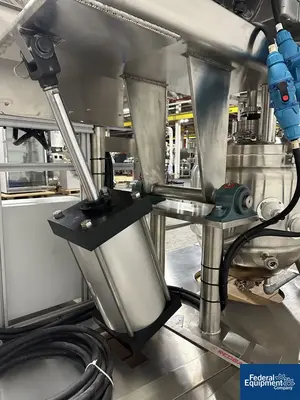 USED Lee Industries 15 Gal Lee Tri Shaft Turbo Emulsifier Reactor, 316 S/S, 30/125#