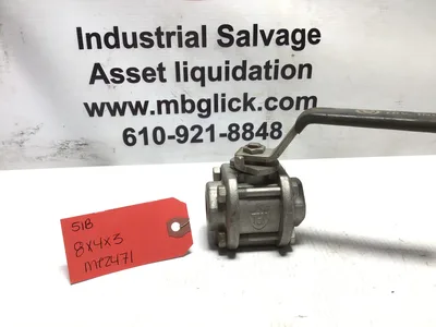 USED 🔧 BRAND: TBV VALVE – TRUSTED FOR PRECISION ENGINEERING IN FLUID CONTROL. 🔧 MODEL: 1/2″ 11SE A2 TT WLNO – DESIGNED FOR OPTIMAL PERFORMANCE AND RELIABILITY.