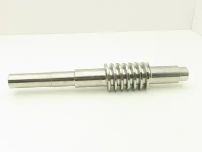 A23-8834-2 Worm Gear Shaft Step Diameters 14"L x 1-7/16"  1-3/16" x 1-1/8"