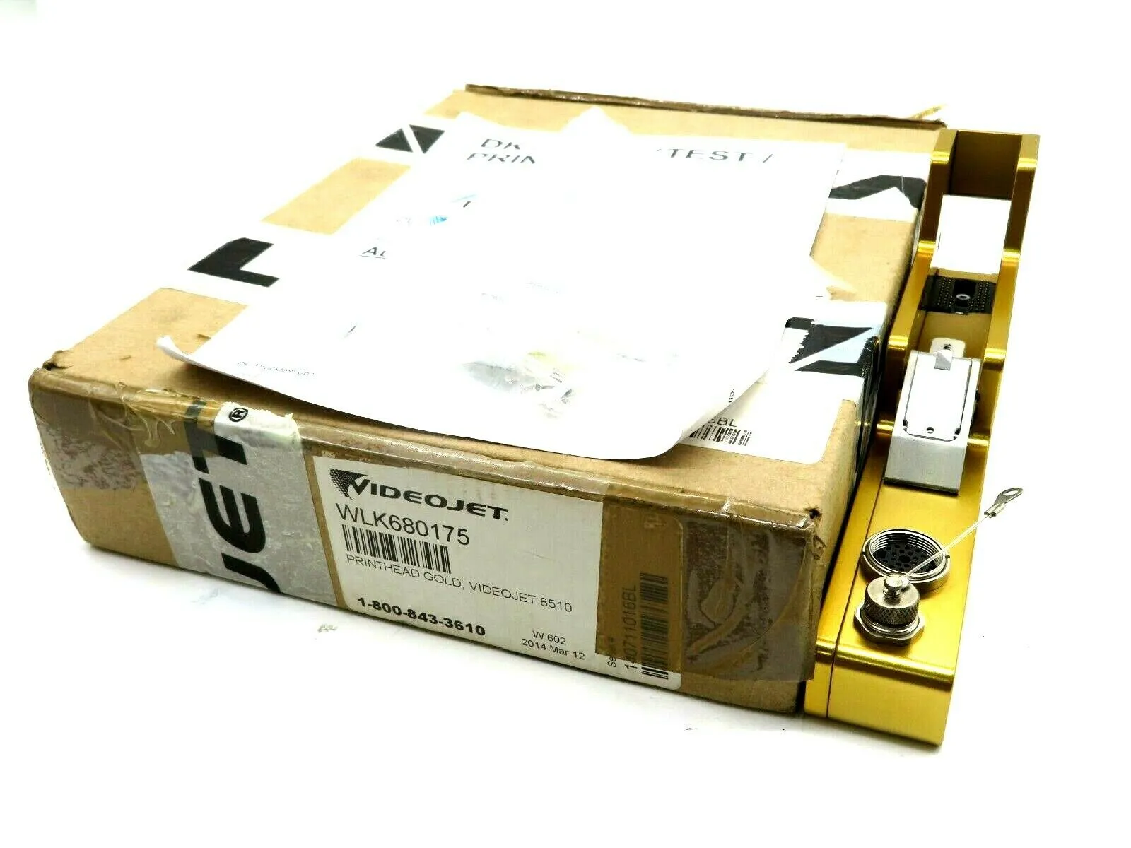 NEW VIDEO JET WLK680175 VIDEOJET 8510 PRINTHEAD GOLD