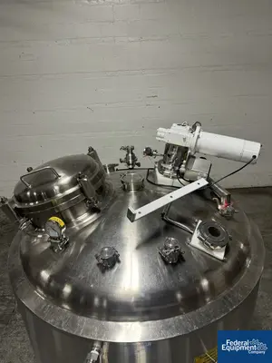 USED Precision 1,200 Liter Precision Stainless Reactor, Hastelloy C276, 45/150#