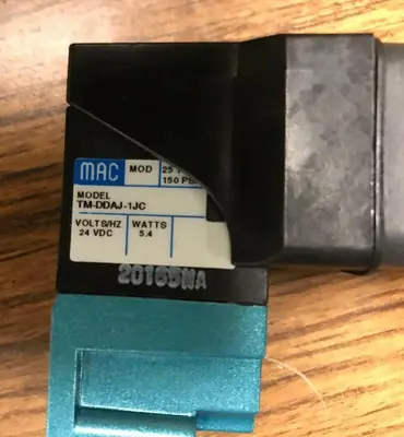 New | in-Stock MAC VALVE TM-DDAJ-1JC Solenoid Regulators Ohio US | Surplus Asset Holdings #1234480