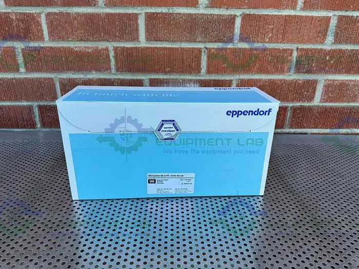 NEW EPPENDORF 951040048 MICROPLATES 96 / U-PP WHITE BOARDER PLATES PCR CLEAN