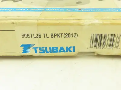 Tsubaki 60BTL36 TL #60 Roller Chain Sprocket 36-Tooth 2012 Taper Lock Bushing