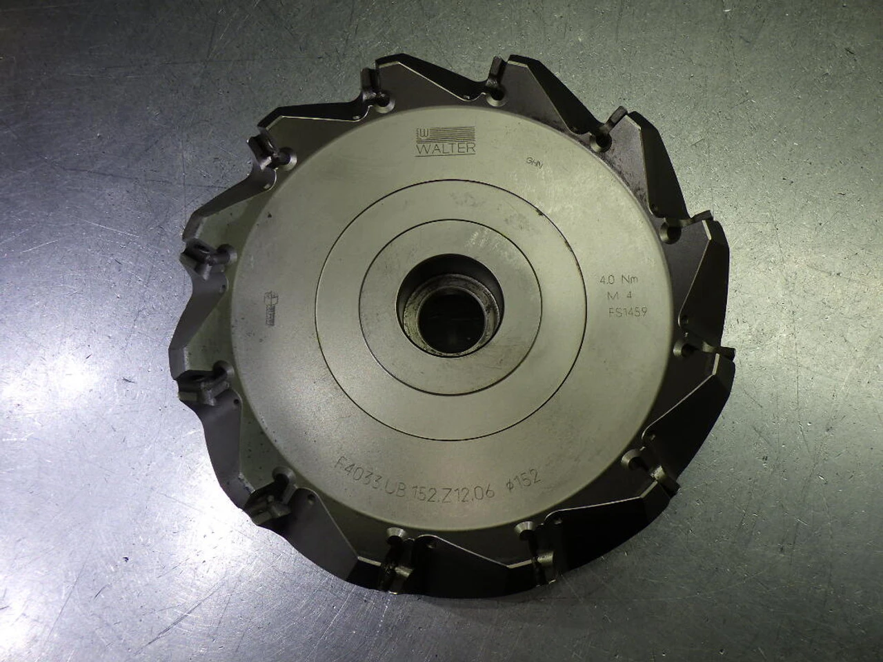 Walter 152mm Coolant Thru Facemill 1.5" Arbor F4033.UB.152.Z12.06 (LOC2423A)