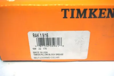 NEW TIMKEN RAK 1 9/16 PILLOW BLOCK BEARING RAK1916