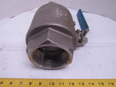 Ohio Valve 266-Ft CF8M 3" NPT Stainless Steel Ball Valve Full Port USA NEW