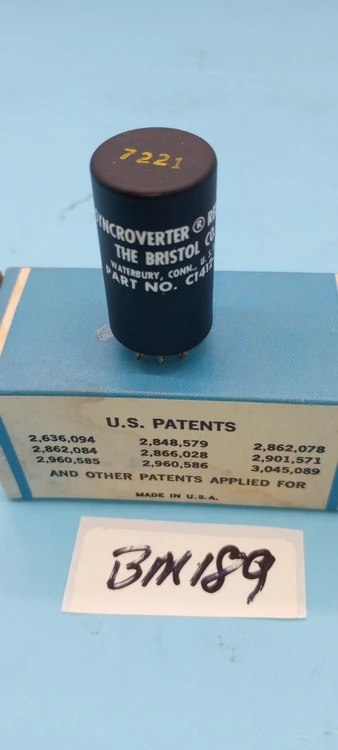 New | in-Stock BRISTOL VINTAGE BRISTOL C1412-7 Syncroverter Switch Network Switches Arizona US | ASSET CONVERSION SPECIALISTS, INC. #1286872