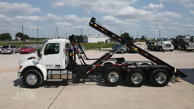New | in-Stock 2027 PETERBILT 548 Rolloff Trucks Texas US | Roll Off Truck World #1492013