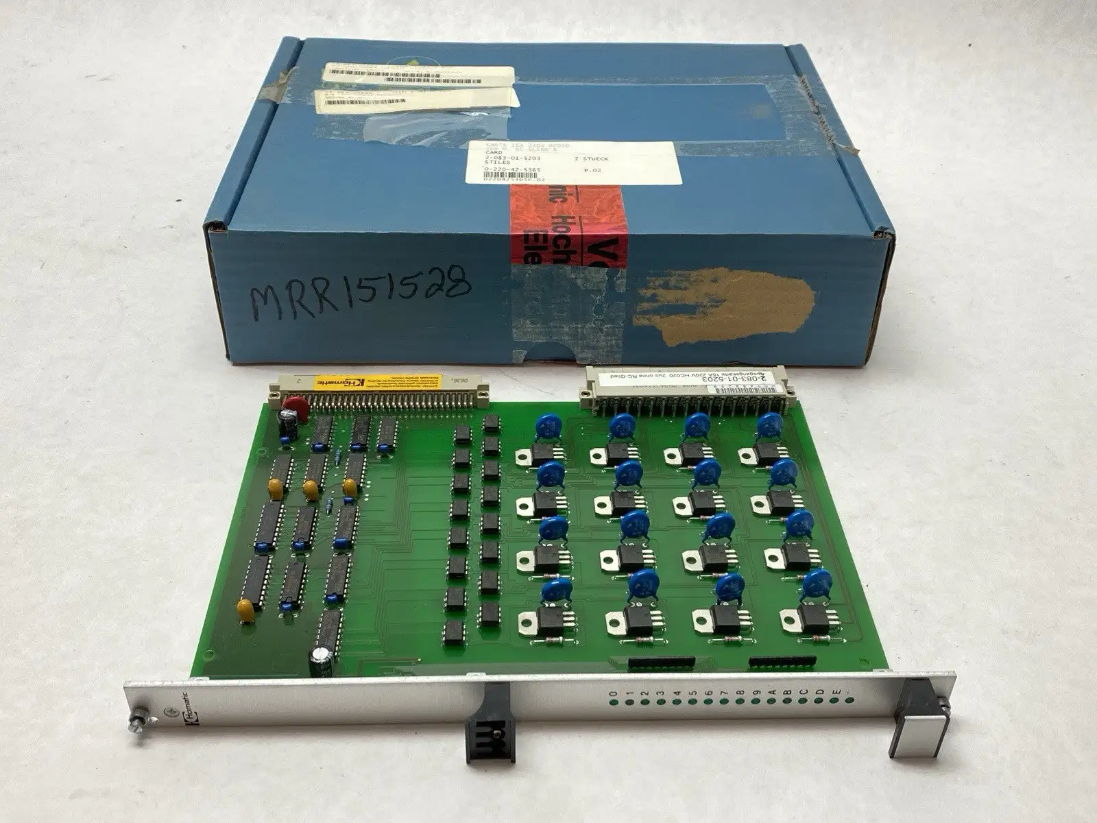 USED HOMATIC PLC OUTPUT CARD 16A 110-220V