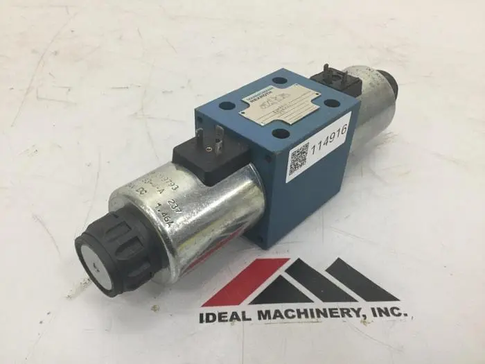 Used MANNESMANN REXROTH 4WE10J31CG24N9K4 Valves/Fittings Michigan US | Ideal Machinery #604677