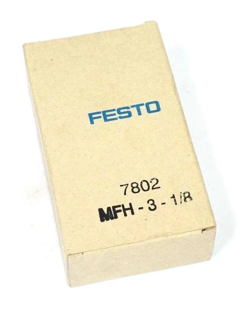 NEW FESTO MFH-3-1/8 SOLENOID VALVE MFH31/8