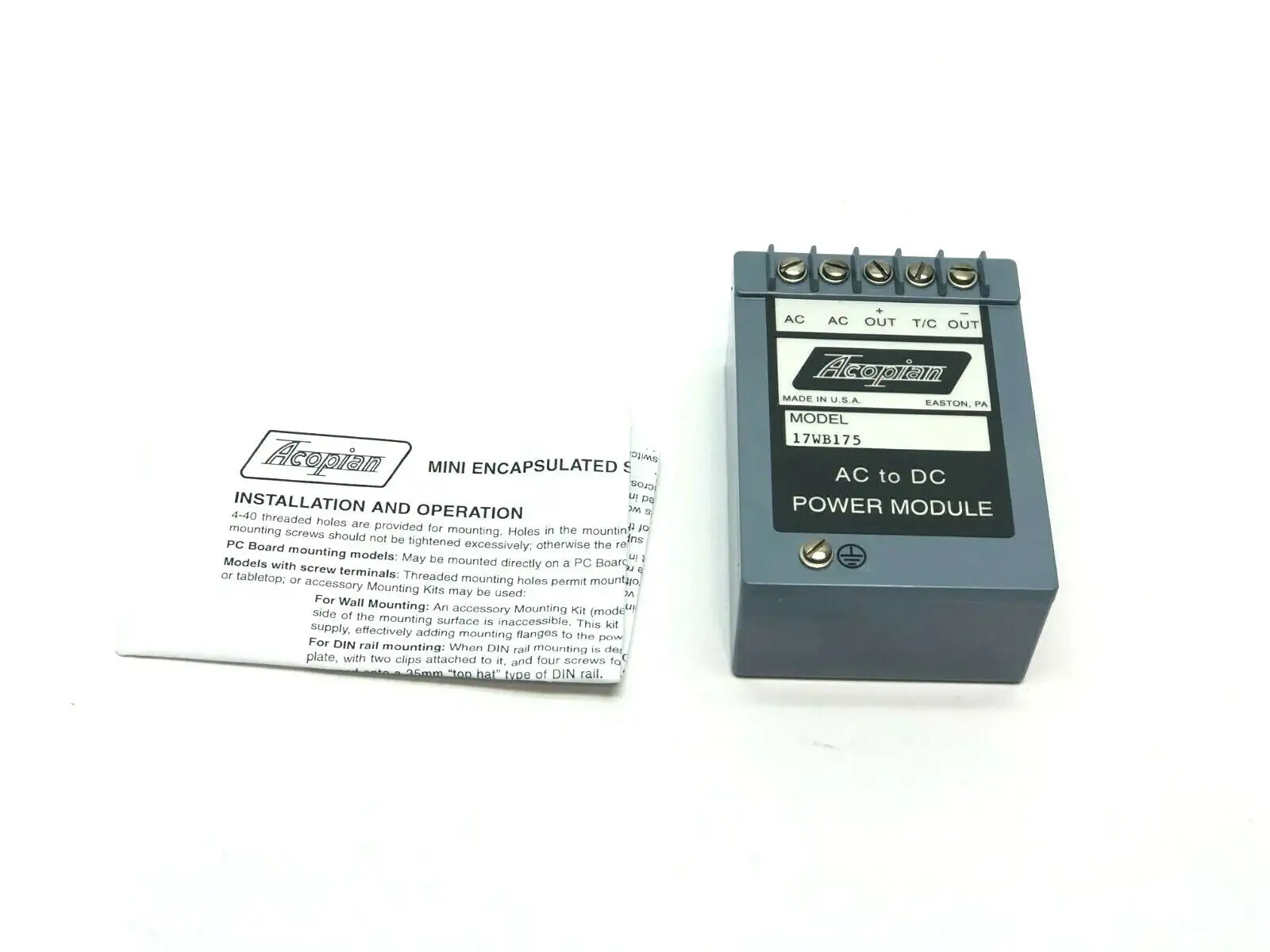17WB175 | Acopian  Power Supply - New