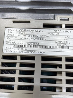 USED Yaskawa CIMR-V7AM42P2
