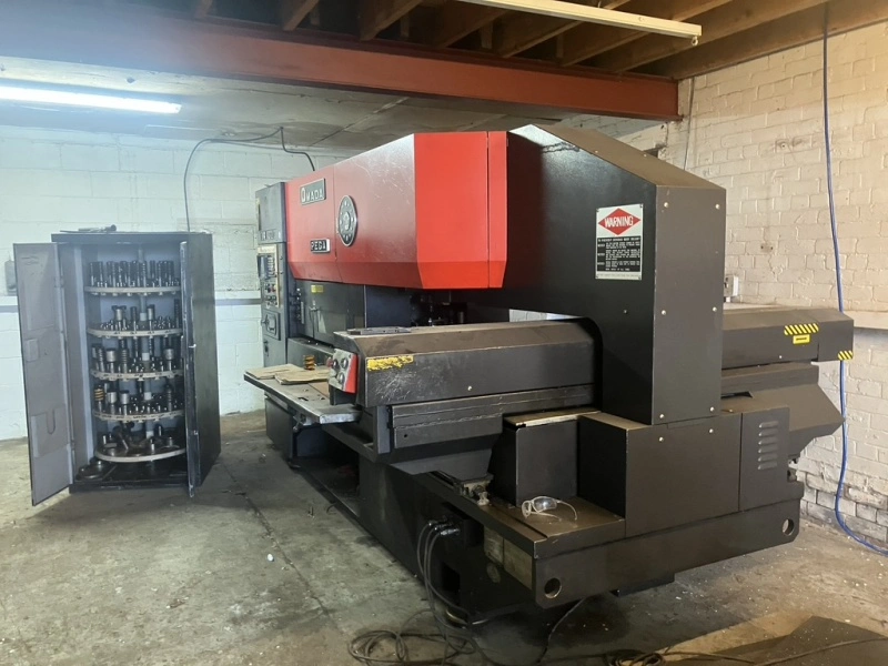 AMADA CNC Punching Press, in working condition, under power
