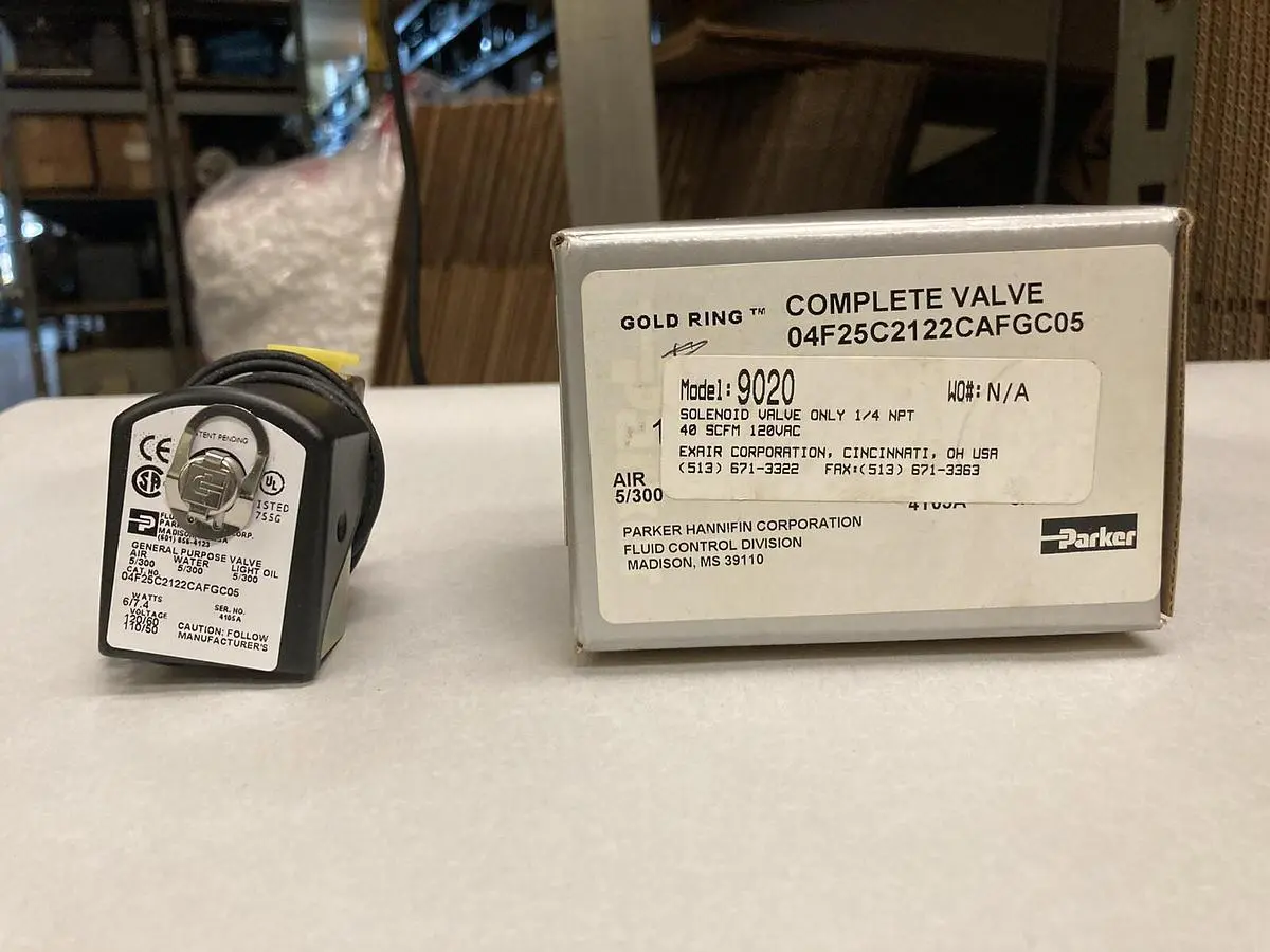 New | in-Stock PARKER 9020 Solenoid Valves Ohio US | Surplus Asset Holdings #1247114