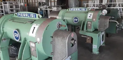 (2) Pieralisi FP 600 RS decanter centrifuges, SS.
