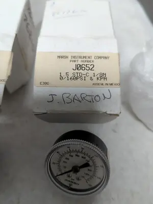 New | in-Stock MARSH J0652 Universal Pressure Meters Ohio US | Surplus Asset Holdings #1239411