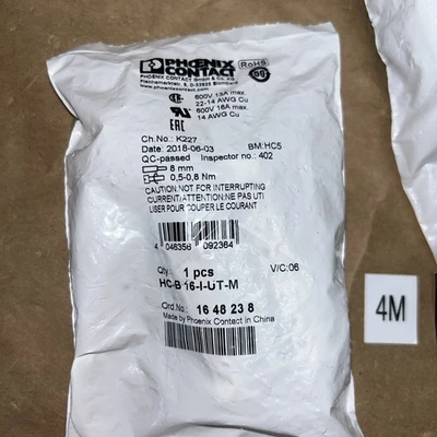 NEW Phoenix Contact HC-B 16-I-UT-M