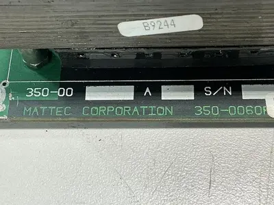 USED MATTEC 350-0079A