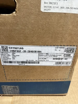 NEW WEG 00318EG3E182-W22