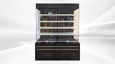 171-0306 60" Vertical Open Air Self Contained Display Cooler