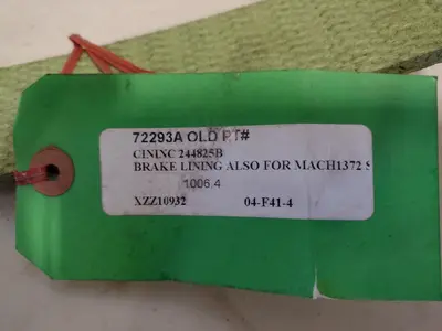 CINCINNATI MECHANICAL SHEAR PARTS: STOCK #14829