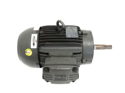 USED WEG 00536ES3E184JM MOTOR 5HP 208-230/460V 3490RPM