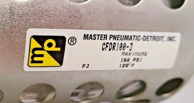 Used Master Pneumatic Does Not Apply Air Pressure Regulators California US | Amiron Machinery #722890