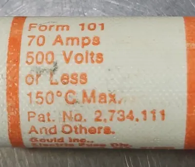 Gould Shawmut A50P70 Amp-Trap 70A 500V Semiconductor Fuse loc4C32
