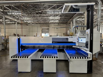 Used 2021 HOMAG "SAWTEQ B-400 PROFILINE" Single-Line Beam Saws Texas US | MachineryMax #1488388