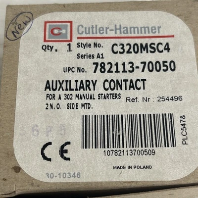 NEW Cutler-Hammer C320MSC4