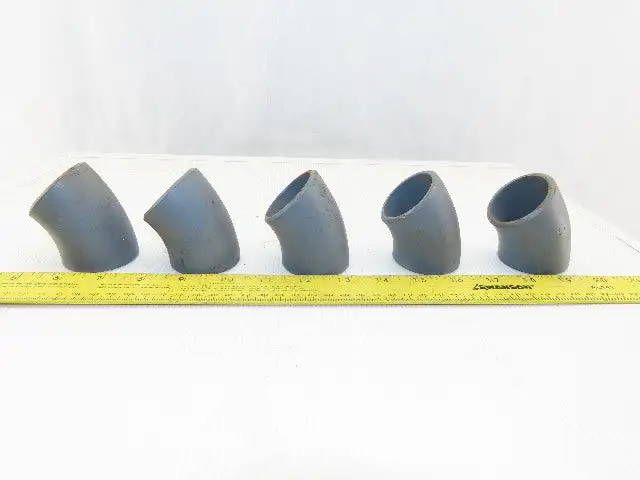 STD WPBJZH1 691 1-1/2" Butt Weld Stainless Steel 45° Elbow Lot Of 5