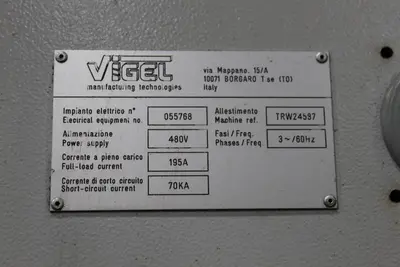 2003 VIGEL 630 Twin Plus 2 VERTICAL MACHINING CENTER | Levy Recovery Group (25)