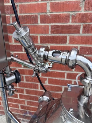 Alfa-Laval MAPX 205 sanitary separator skid, 316SS.