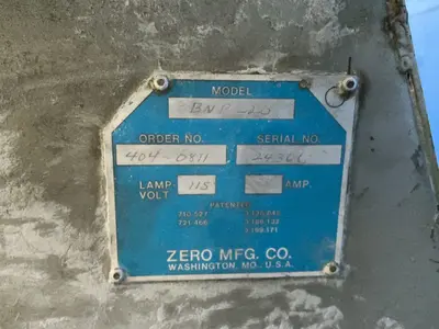 Used ZERO MFG BNP 220 Blast Room (Manual Booth) Ohio US | HGR 24 #1323846