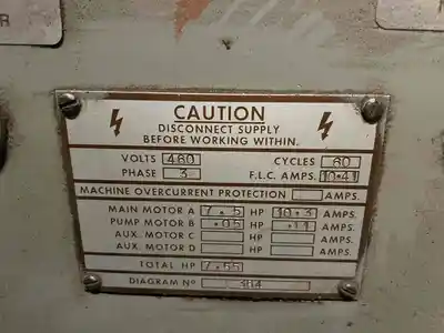 USED 1982 CLAUSING COLCHESTER 15