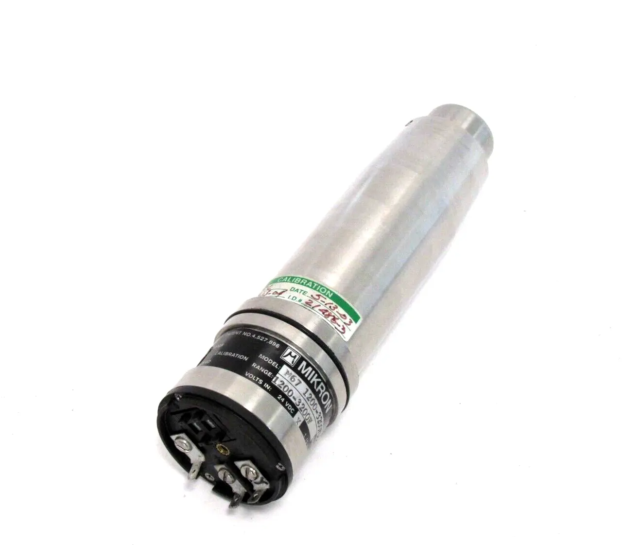 USED MIKRON M67 INFRARED TEMPERATURE TRANSMITTER M67 1200-3200FDL-SB/JL0