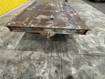 20,000 LBS (10 TON) x 120" x 60" STEEL WITH HARD TIRE TRANSFER CART CAR:  STOCK #23236