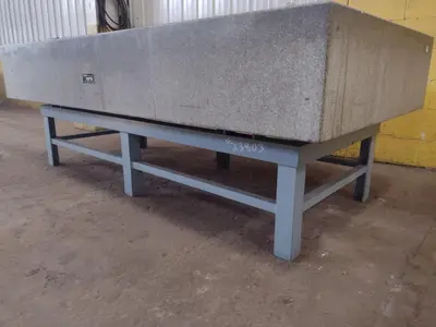 8' X 4' X 14" CHALLENGE PRECISION LAYOUT INSPECTION GRANITE TABLE: STOCK #23803