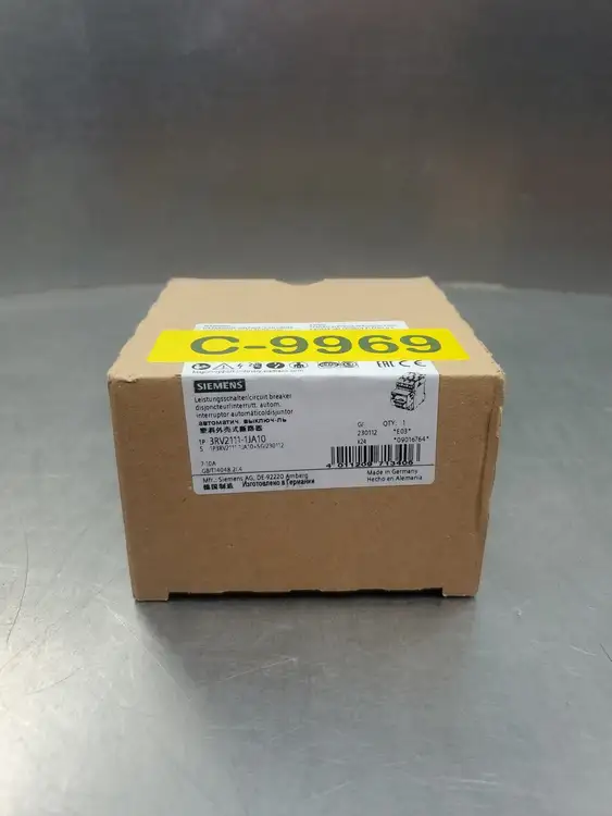 Used Siemens 3RV2111-1JA10 Circuit Breakers South Carolina US | Palmetto Automation #1155722