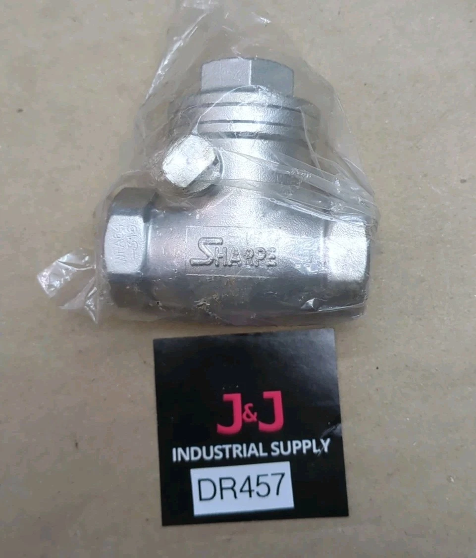 New Sharpe Stainless Steel Swing Check Valve 1/2" 20276 CF8M 316 Disc