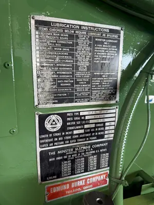 Used MINSTER 7 O.B.I. Presses Ohio US | G-2000, Inc. #1063241