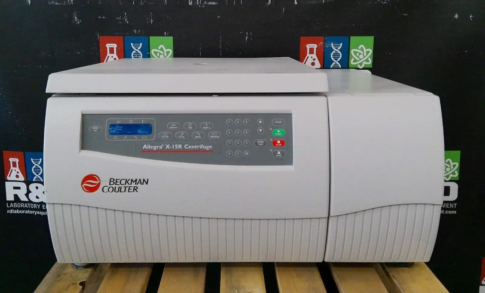 Beckman Allegra X-15R Refrigerated Benchtop Centrifuge w/Rotor, Buckets, Inserts